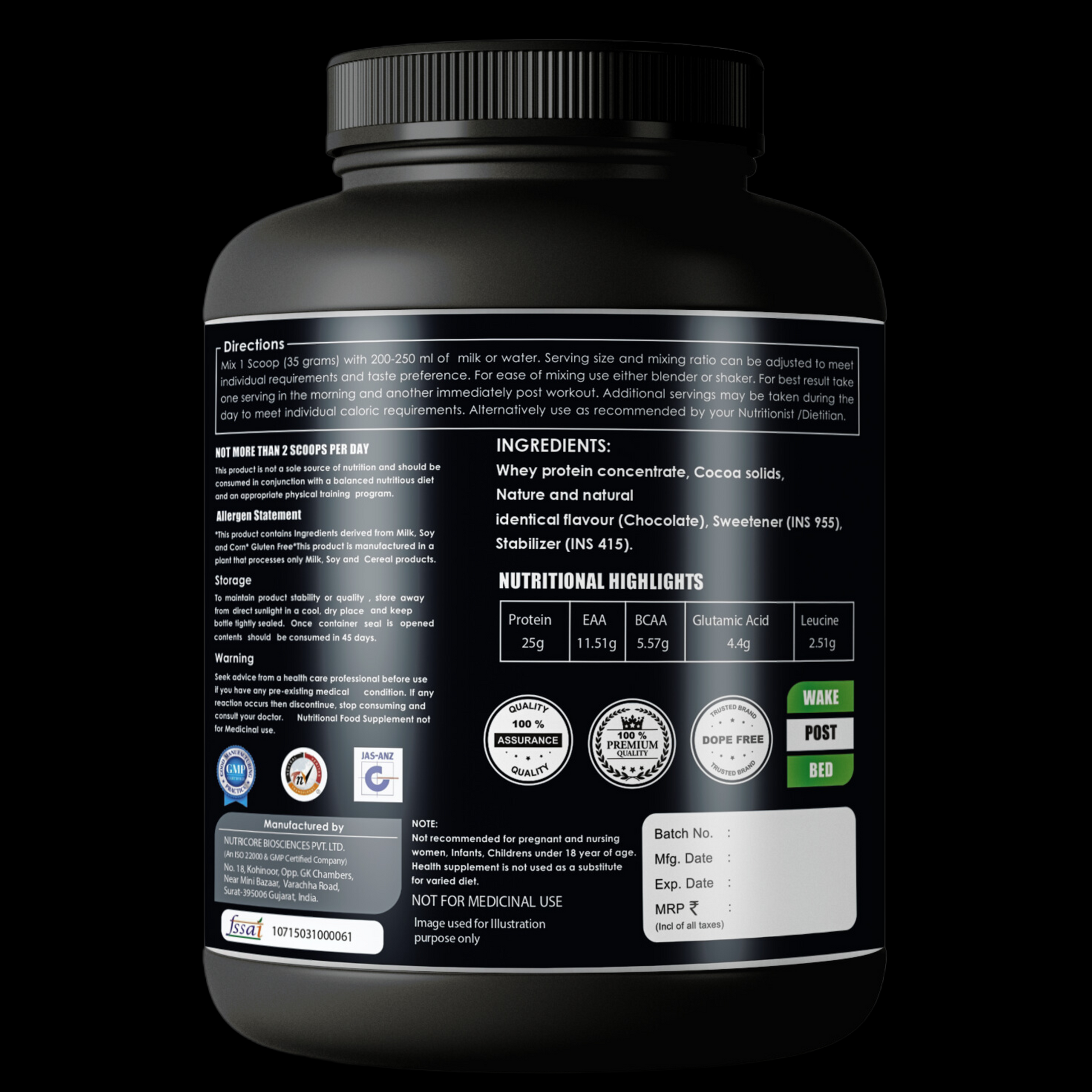 Armour whey chocolate