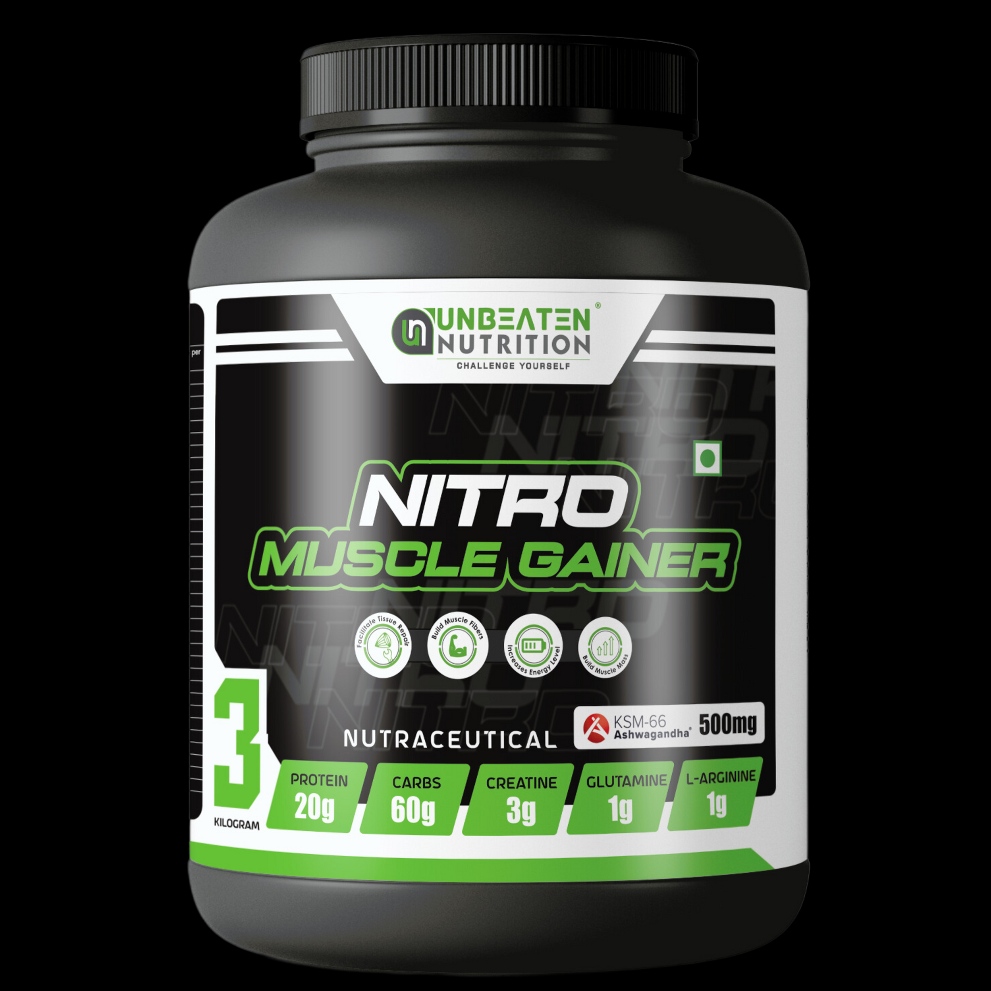 Nitro whey muscle gainer